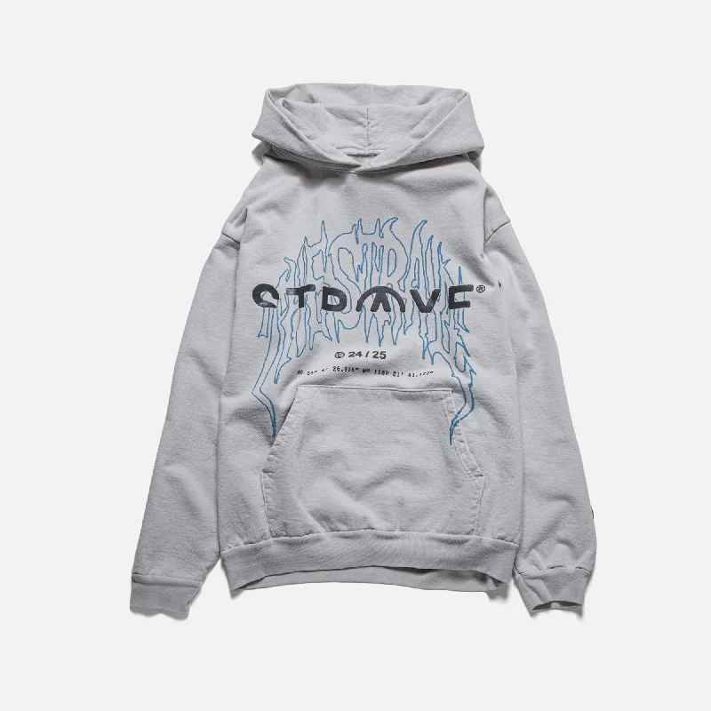 NU-METAL HOODIE - WASHED GREY