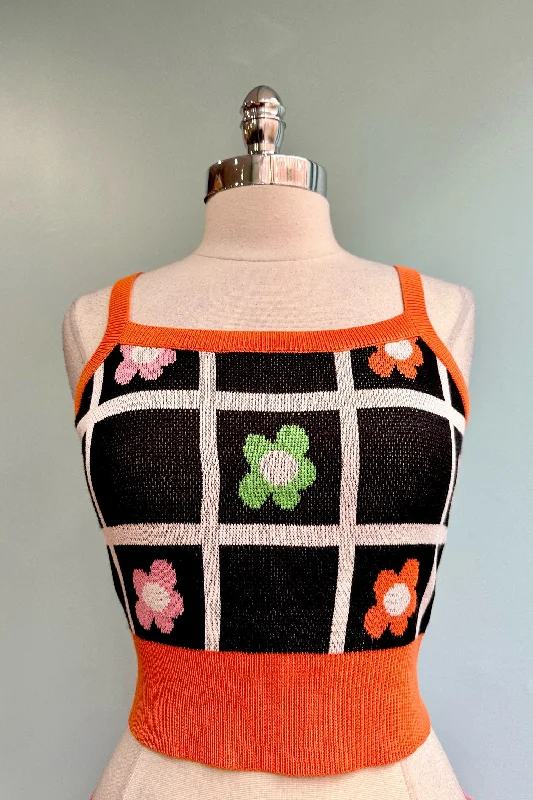 Knit Oopsie Daisy Tank Top by Hell Bunny