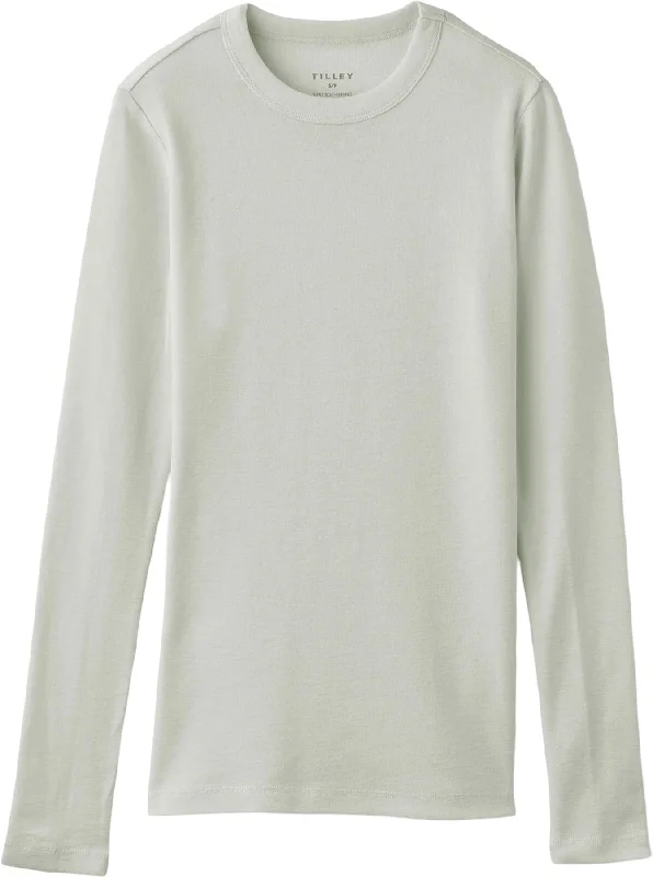 Long Sleeve Rib Merino T-shirt - Women's|-|T-shirt côtelé à manches longues en mérinos - Femme