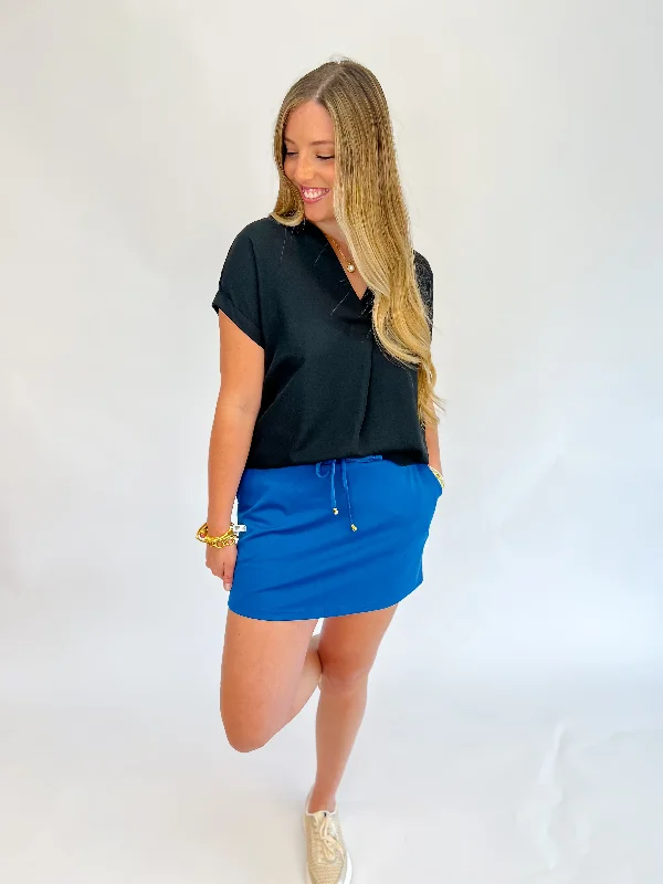 [Jess Lea] Solid Teal Skort