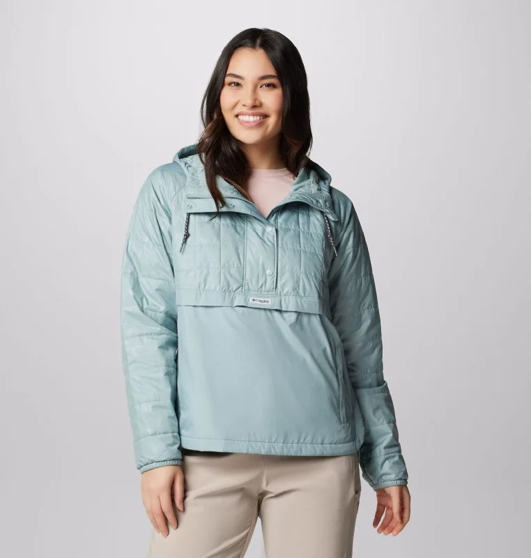 Women's PFG Uncharted Anorak - Crushed Blue/Uncharted Waters Emboss