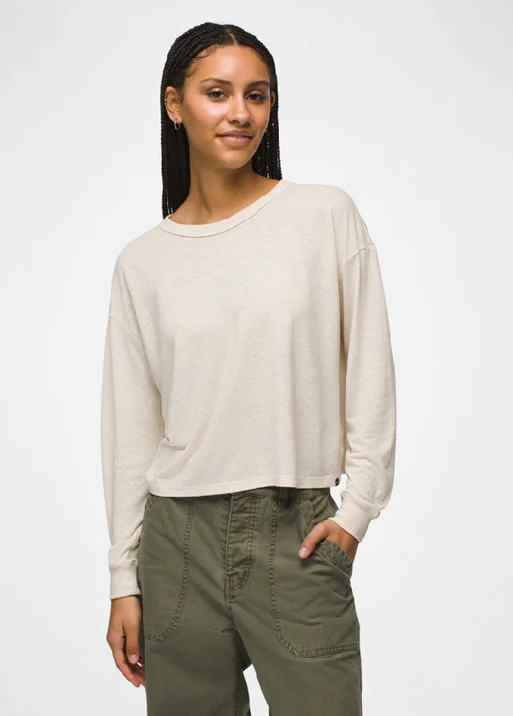 Women's Cozy Up Long-Sleeve Crew - Canvas