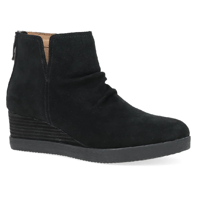 Women's Stephanie Waterproof Suede Boot - Black