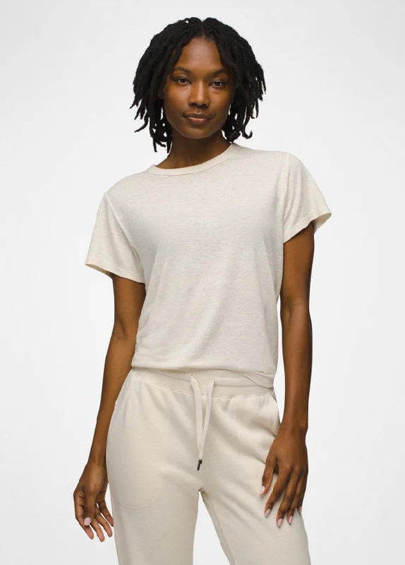 Women's Cozy Up Short-Sleeve Crew - Canvas