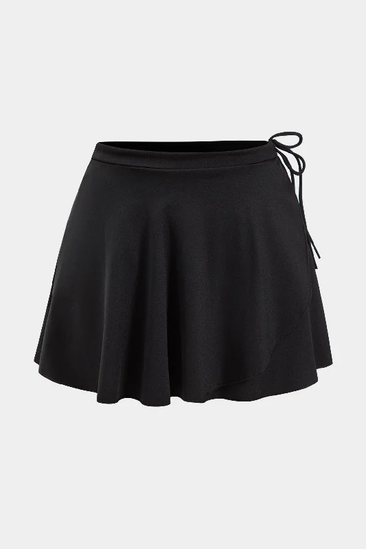 Pleated Tie knot Skirt