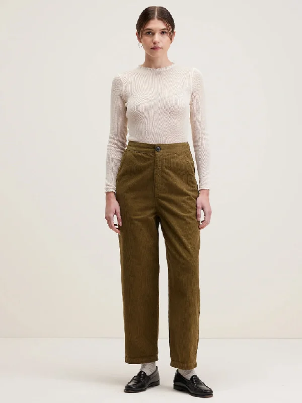 Bellerose Pasop Cord Trousers in Military