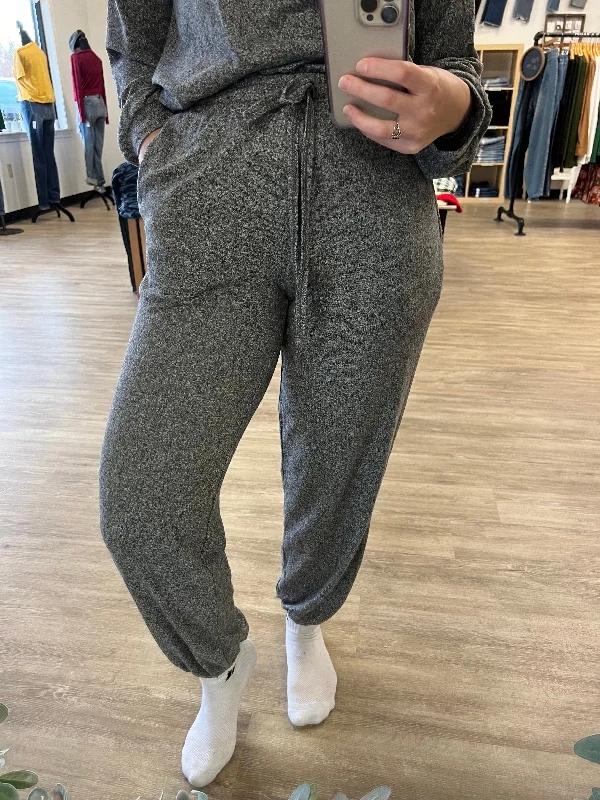 Softest Knit Joggers in Heathered Charcoal