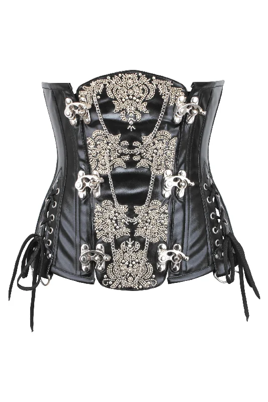 Ornate Leatherette Steampunk Underbust