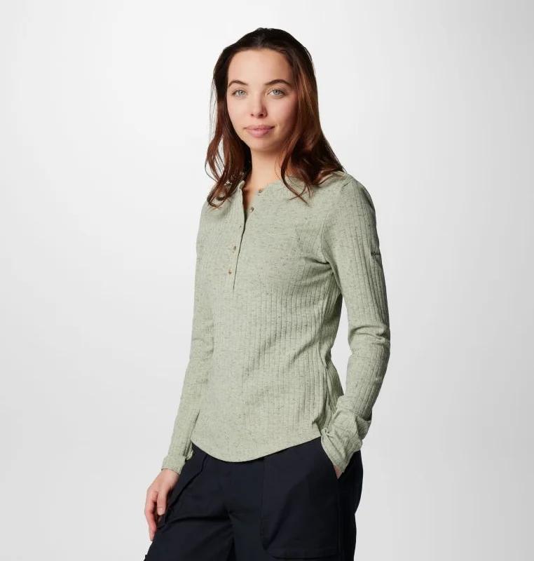 Women's Brea Falls Henley Long-Sleeve Shirt - Safari