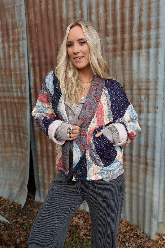 Secret Haven Quilted Jacket - Multi