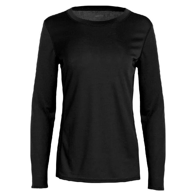 Women's Double Layer Crewneck - Black