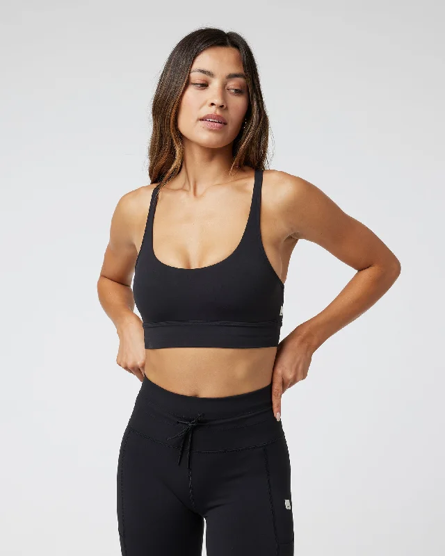 Women's Yosemite Longline Bra - Black