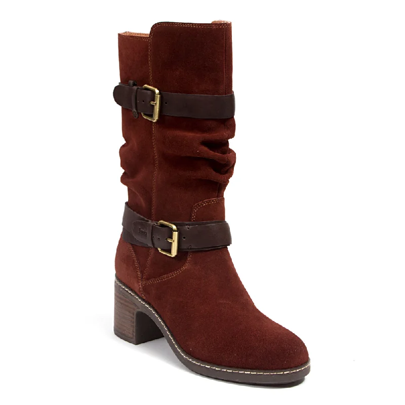 Women's Victoria Boot - Brandy/Dark Brown