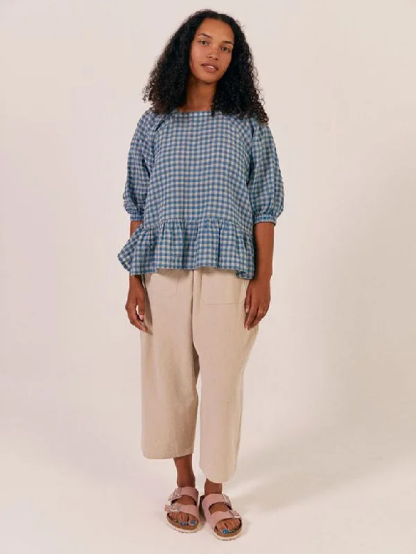 Sideline Mary Trousers in Oat