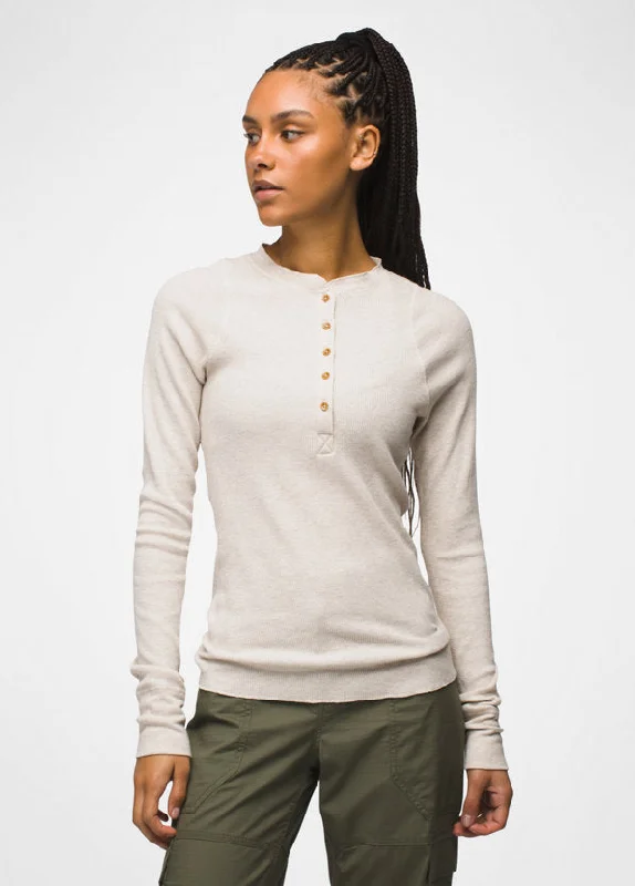 Women's Touchstone Henley - Oatmeal Heather