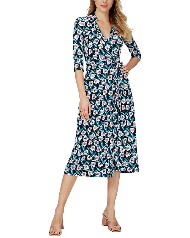 Diane von Furstenberg Abigail Silk Midi Dress