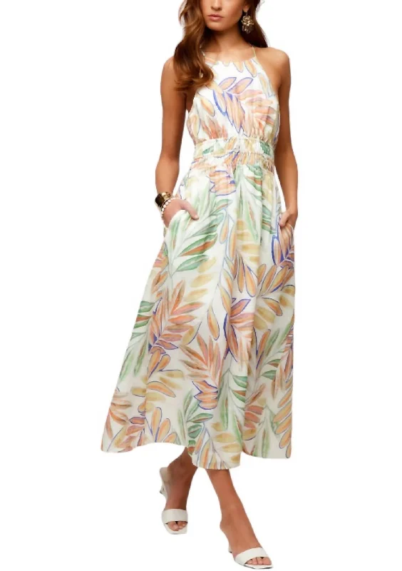 Eden Midi Dress In Print