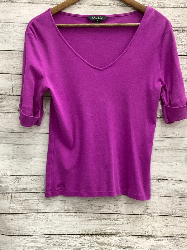 Top Short Sleeve By Lauren By Ralph Lauren  Size: M