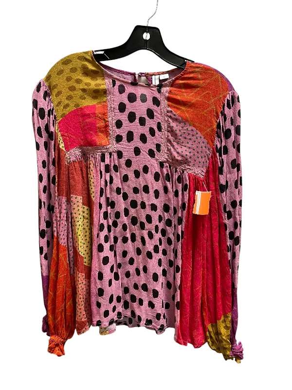 Top Long Sleeve By Blank London In Multi-colored, Size: M