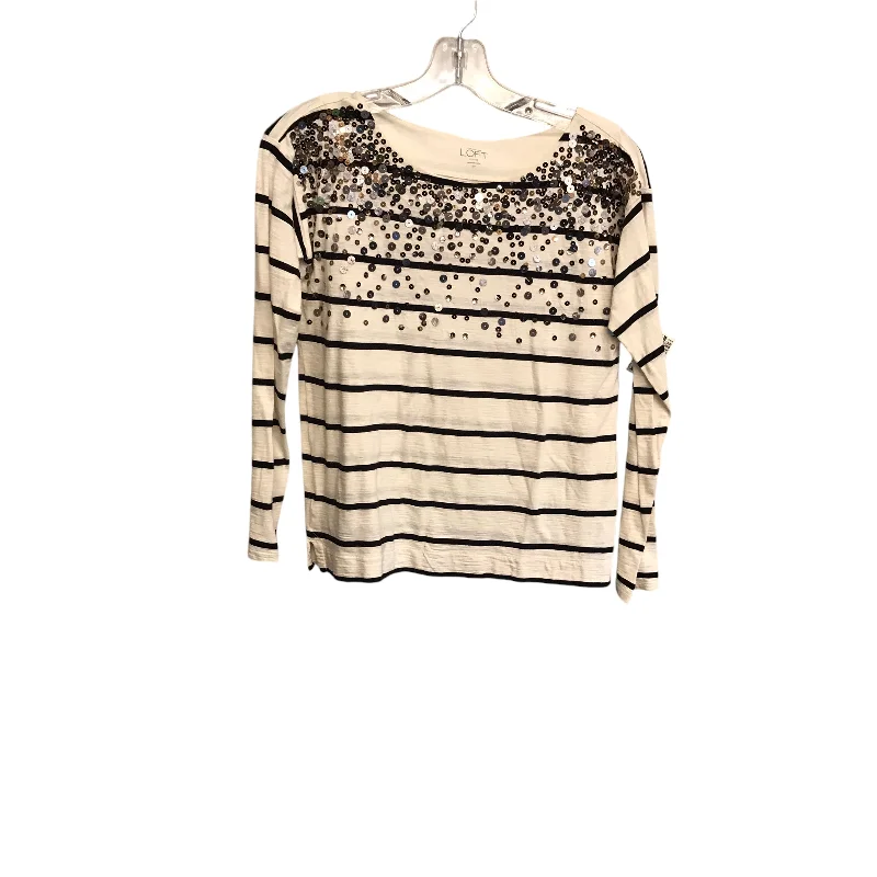 Top Ls By Loft In Striped Pattern, Size:S