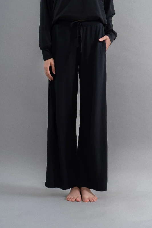 Limited Edition Luxflo® Travel Black Flared Pajamas