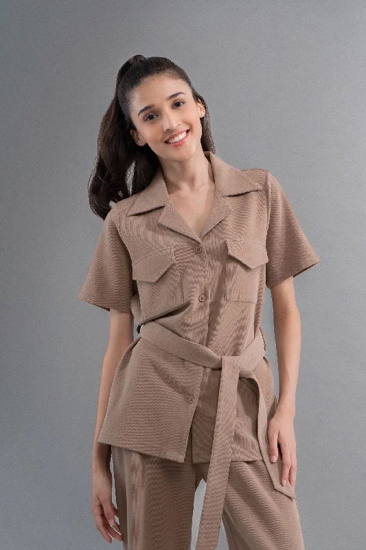 Safari Lushknit® 2.0 Earthy Brown Shirt